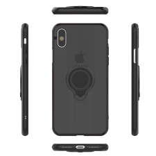 Flippy Apple iPhone 7 páncélgyűrű fekete mágneses gyűrűvel tok és táska