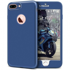 Flippy Apple iPhone X Full Silicone 360 tok kék + védőfólia tok és táska