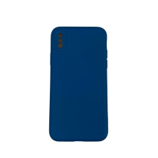 Flippy Apple iPhone X Liquid Silicone tok kompatibilis védőtok Sötétkék tok és táska