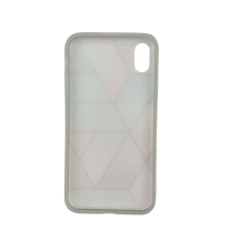 Flippy Apple iPhone XR Soft IMD TPU márvány geometriai rózsaszín tok tok és táska