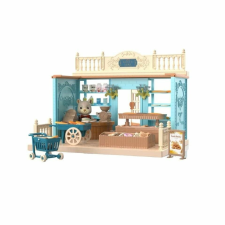 Flippy Babaház figurákkal és bútorokkal, pékség babaház