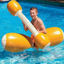 Flippy Felfújható medence tutaj formájában + felfújható lapát, Medencejáték, KeepHome strandjáték