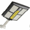 Flippy Flippy napelemes utcai lámpa, távirányítóval, mozgás- és fényérzékelővel, tartókonzol, 280 LED, IP65, ABS, 12AH, 500W, színhőmérséklet 6500K, 44,5x37,7x6,6 cm, autonómia 10-12 óra, fekete