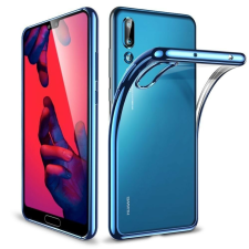 Flippy Huawei P20 átlátszó tok kék szegéllyel tok és táska