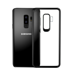 Flippy Huawei P20 Pro átlátszó tok fekete szegéllyel tok és táska