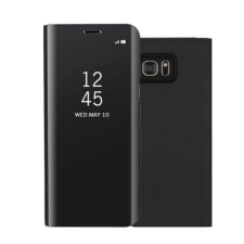 Flippy Huawei P40 Lite E visszapillantó tükör fedél fekete tok és táska