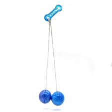Flippy Interaktív játék labdákkal, Flippy, Clackers labda, stresszoldó, kék, 40 mm kerti játék