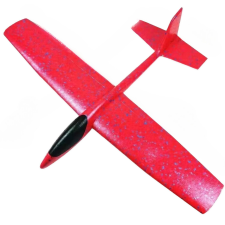 Flippy KeepHome Glider Repülőgép, Polisztirol, Hossza 84 cm, Szabadidős játék, Stunts, Piros helikopter és repülő