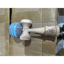 Flippy Kendama Ball eredeti csíkos kék bükkfa szürke kreatív és készségfejlesztő
