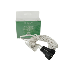 Flippy Könnyű beépítési hosszabbító, Flippy, 3 m, 230 V, Fehér vezeték hosszabbító, elosztó