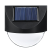 Flippy LED napelemes fali lámpa, ABS/polikarbonát, vízálló IP65, 1 LED, kertbe, otthonra, erkélyre, teraszra, 1,2V, 600mah, 8,8 x 8,5 cm, hideg fehér