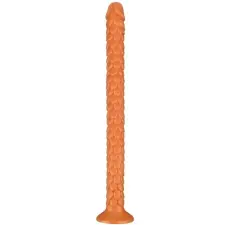  Flippy – puha vibráló dildó, 47 x 3,5 cm műpénisz, dildó