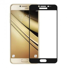 Flippy Samsung Galaxy A8 2018 teljes ragasztó fekete üvegfilm mobiltelefon kellék