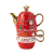 Flippy Teáskészlet, Flippy, karácsonyi téma, teáskanna 450 ml, 2 csésze 250 ml, Mikulás modell, piros/arany