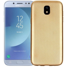 Flippy Tok Samsung Galaxy A7 2017 i-Zore szénszálas arany tok és táska