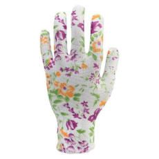 FLO Kertészkesztyű fehér terepmintával 8-as