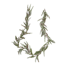 FLORISTA WINTERGREEN ciprus girland, 170cm dekoráció