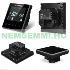 FLOUREON Érintőképernyős termosztát elektromos fűtés vagy fűtésszivattyú keringető szivattyú kapcsolására. fűtésszabályozás