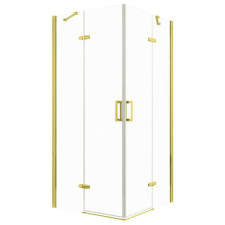  Flow Gold szögletes nyílóajtós zuhanykabin zuhanytálca nélkül kád, zuhanykabin