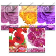  Flowers A4 kockás füzet, vegyes minta (1 db) füzet