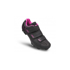 FLR F-55 III MTB kerékpáros cipő, SPD, fekete-rózsaszín, 41-es kerékpáros cipő