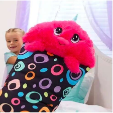 Fluffaluff halacska pets ultra puha szunyókáló plüss párna – tökéletes ölelhető alvópárna gyermekeknek lakástextília