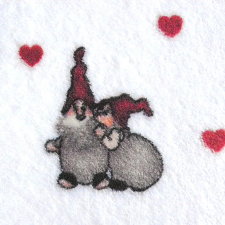Fluffy Manócskás, fehér, egyoldalas wellsoft méteráru rövidáru