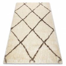 Fluffy Shaggy Szőnyeg - Krém/Bézs - 180x270 cm lakástextília