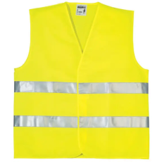  FLUO JÓL LÁTHATÓSÁGI MELLÉNY, 2 KERESZTCSÍK, SÁRGA_XL (csgt