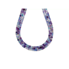  Fluorit fazettált kocka 3x3mm medál