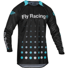 Fly RACING Evolution DST Strobe Mez - Fekete/Elektromos Kék motocross mez