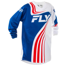 FLY RACING F-16 gyerek motokrossz mez piros-fehér-kék motocross mez