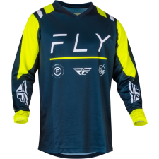 Fly RACING F-16 Mez - Tengerészkék/Kiemelten Látható/Fehér motocross mez
