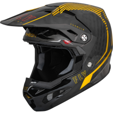 Fly RACING Formula Carbon Tracer sisak - Arany/Fekete bukósisak