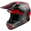 FLY RACING Formula CP Slice Sisak - Szürke/Piros/Fekete FLY RACING Sisakok és ruházat Sisakok és tartozékok Offroad sisakok