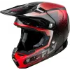 FLY RACING Formula S Carbon Protocol bukósisak - Fekete karbon/Piros FLY RACING Sisakok és ruházat Sisakok és tartozékok Offroad sisakok