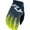 FLY RACING Kinetic Fade kesztyű – sötétkék/hi-vis/fehér FLY RACING Sisakok és ruházat Kesztyűk