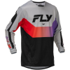 FLY RACING Kinetic mez - szürke/piros/lila/fekete FLY RACING Sisakok és ruházat Motocross ruházat Motocross mezek