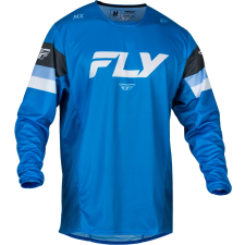 FLY RACING Kinetic Prix 2024 motocross mez kék-szürke-fehér motocross mez
