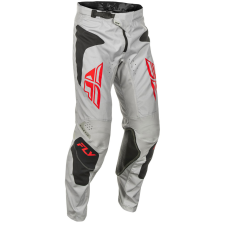 FLY RACING Kinetic Sym motokrossz nadrág szürke-piros-fekete motoros nadrág