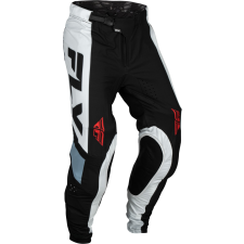 FLY RACING Lite 2024 motokrossz nadrág fekete-fehér-szürke motoros nadrág