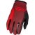FLY RACING Lite Kesztyű - Fekete/Piros FLY RACING Bicikli alkatrészek Kerékpáros ruházat Kerékpáros kesztyűk