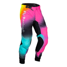 FLY RACING Lite Le Legacy motokrossz nadrág rózsaszín-kék-HiVis motoros nadrág