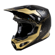 FLY RACING Motokrosová přilba FLY Racing Formula S Carbon černo-zlatá bukósisak