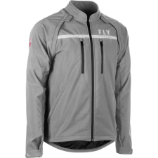 Fly RACING Patrol Softshell Dzseki - Szürke motoros kabát