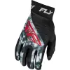 FLY RACING Pro Lite Kryptek kesztyű - Fekete/Piros/Szürke FLY RACING Sisakok és ruházat Kesztyűk
