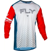 FLY RACING Rayce kerékpáros mez - Piros/Fehér/Kék FLY RACING Bicikli alkatrészek Kerékpáros ruházat Kerékpáros mezek