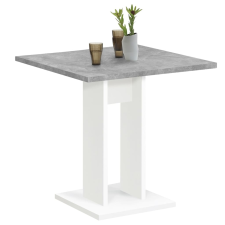 FMD betonszürke és fehér étkezőasztal 70 cm bútor