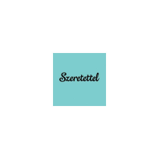  Foam nyomda - Szeretettel, mérete: 7,5x18 cm dekorációs kellék