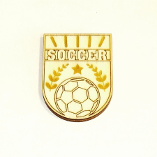  Foci jelvény, mérete: 2,9x4 cm dekorációs kellék